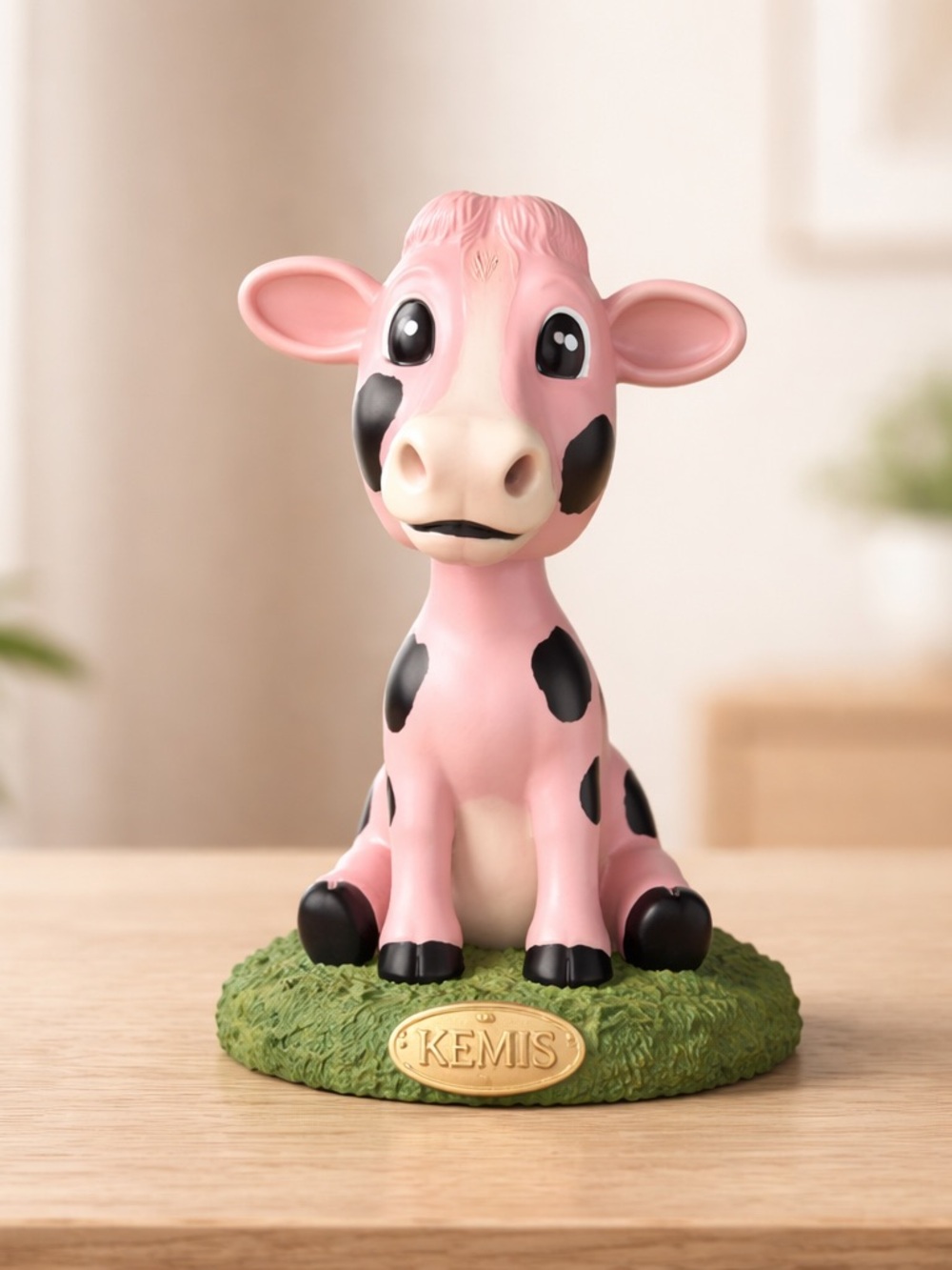 Kemps Cow Limited Edition Dairy Bobble Head Berries BD&A Pink